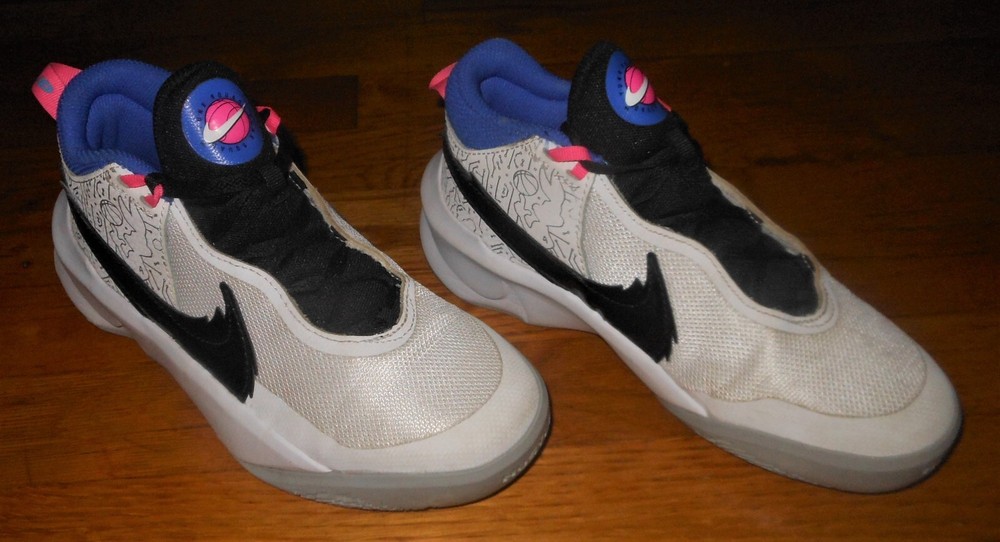 Nike Team Hustle D10 X Space Jam basketball shoes Kid’s 3.5 Y EU 35.5 VG cond