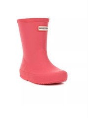 NWD Hunter Original Kids First Classic Rain Boots Bright Pink US 7B/8G/UK5/EU22