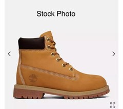 Timberland 6” Tall Kids Boots Size 5 Wheat Color Good Condition