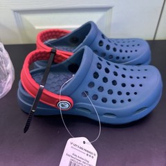 Joybees Blue Red Active Clogs Kids 10/11 / 93s