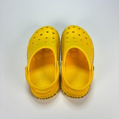 Luofu Clogs Slip On Yellow Lightweight Comfort Shoes Casual Youth Size 12