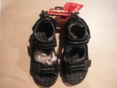 NWT Childrens Youth Rugged Sandals Lifeguard SMALL 11/12 – Black with Gray