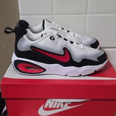 Nike Air Max Nova White University Red Black Size 5Y Womens 6.5 FN4446-100 New