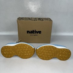 NEW Native Shoes Robbie Sugarlite Shell White Kids Sneakers Size US C5