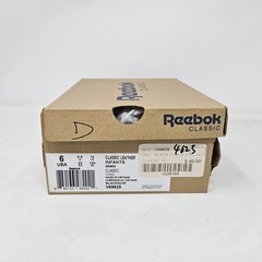 Reebok Classic Leather ‚Black Gum‘ Comfy Athletic Shoes / V69625 / Infant Size 6