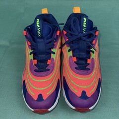 NIKE AIR MAX 270 REACT ENG Laser Crimson Laser Orange Y 5.5 W 7 CD6870-600