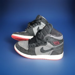 Nike Air Jordan 1 Retro Alarming Canvas Denim 440563-002 Youth Sz 5Y Woman’s 6.5