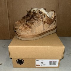 Toddlers UGG Lowmel Sneakers – Sand Suede, Size 10 US [1152410T] PREOWNED!!