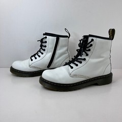 Dr. Martens White Smooth Leather Lace Up Combat Boots Women’s 5 Men’s 4 1460J