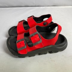 Birkenstock Kids Mogami Sandals Active Red Birko Flor Sandals Size27 US