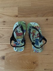 Havaianas Marvel Avengers Slippers Flip Flops Sandals Toddler Size 23-24 (9C)