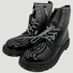 Dr. Martens 1460 Y Kid’s Size 6 Black/Silver Combat Boots