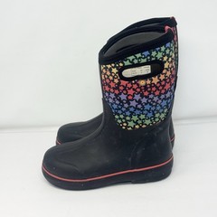 BOGS Youth Classic II Boot – Rainbow Stars Size 5 Waterproof Handles