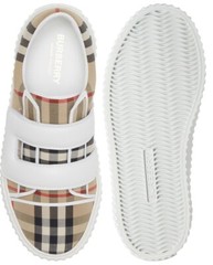 Burberry Kids‘ Mark Check Sneaker Size 34EU 2.5US