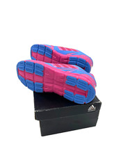 Adidas Performance Hyper Fast K Children Tennis Shoes Size 3 1/2 Pink & Blue