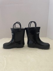 Rain Boots By Lone Cone with Easy-On Handles. Kids Size 6. Black. Slightly Used.