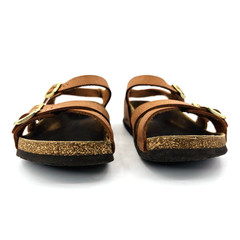 Big Kids 3 34 Narrow Birkenstock Kumba Sandals Tan Brown Birkoflor Faux Leather