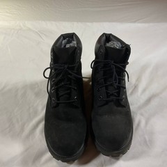 Timberland Premium 6″ Waterproof Combat Boot Black Kids Size 5 Lace Up 12907