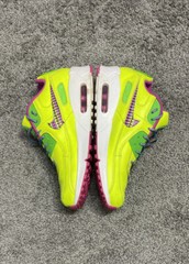 NIKE AIR MAX 90 LTR Volt/ FIRE PINK/ GREEN CW5795-700 GS Youth 6.5Y Women’s 8