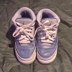Jordan Air Jordan 3 Retro GS Blue/White Low Top Leather 5.5Y 398614-401