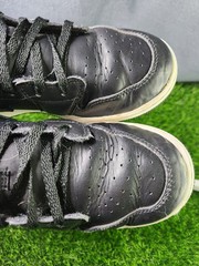 Big Kid’s Jordan 1 Low SE „Black Elephant“ Off Noir/Blk-Wht-Blk Size 6.5Y
