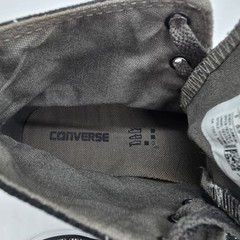 Converse All*Star Junior 6 American Flag Hi-top Stars Stripe Black White Chucks