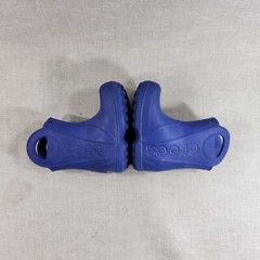 Crocs Blue Handle It Rain Boots Child Kids Size C6 Waterproof Pull On Shoes