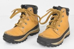 Timberland Toddler Premium Waterproof Boots Child Sz 8 Brown Leather 9184 R