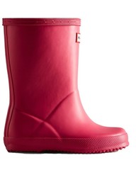 Hunter Little Original First Classic Kid’s Rain Boots, Bright Pink, K10