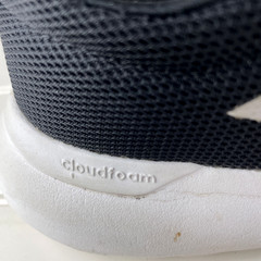 Adidas Cloudfoam Sneakers Black White Youth Size 5