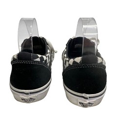 Vans Old Skool Black/White Suede Checkered Low Top Canvas Sneakers Youth 6