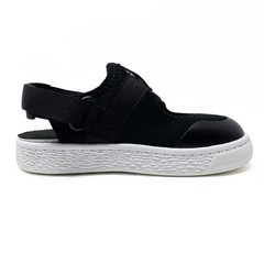 Puma Light-Flex Summer Sandals Sneakers Kids 7C ‚Black White‘ 383192-01 Neoprene