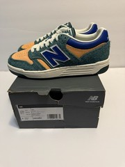 New Balance 480 Green Orange Blue GSB480GP Kids Size 5.5Y New With Damaged Box