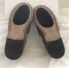 GUCCI kids suede loafers size 27 coffee olive Color Boys Shoes Designer Luxury