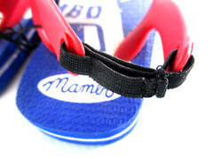 Thongs Toddlers Size 6 Mambo Style Winds Of Change Blue Red Elastic Backs 475029
