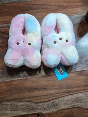 Peeps Plush Bunny Slippers – Size 13-1