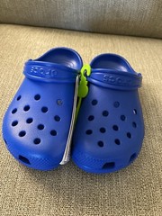 Crocs Classic Clog K Blue Bolt 206991-4KZ kid shoe C12