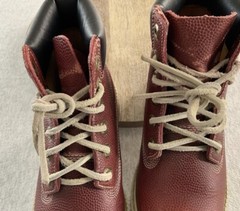 Timberland 19917 0456 Leather Upper Big Boy’s Boots Size: 3.5 M Red Brown