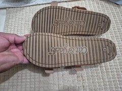 Cat & Jack Unisex Drew Brown Double Buckle Sandals, Size 4