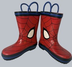 Marvel Spider-Man Kids Waterproof Rain Boots Red/Blue US 5-6 EU 21-22