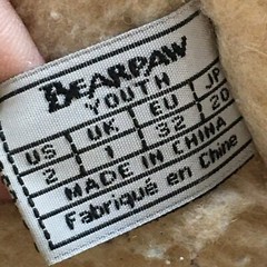 Bearpaw Boots Youth 2 Elle Shearling Gray Cow Suede Pull On Comfort Ankle Top