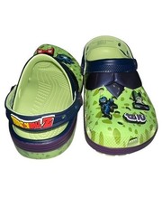 Dragon Ball Z Cell Crocs Kids Boys size J6 Classic Green Shoes Limited Edition