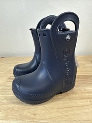 Crocs Handle It Blue Rain Boots Kids Toddlers 12803-410 US Size C7 NEW