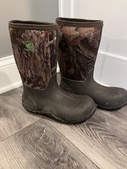 Tamarack Rubber Boots Kids Size 6 Womens 7.5 Camo Waterproof Neoprene Insulated