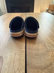 Crocs Kids‘ Crocband Clog Navy Blue Red And White Size 8 C 9