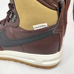 NIKE LUNAR FORCE 1 SNEAKERBOOT GS Maroon GUM BROWN BLACK Air 706803 200 7Y Kids