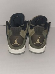 Nike Air Jordan 4 Retro Craft Medium Olive Pale Vanilla US 5Y Fb9928 200 With Bx