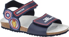 Marvel Avengers Kids Sandals Size 10 Straps Captain America Hulk Iron Man