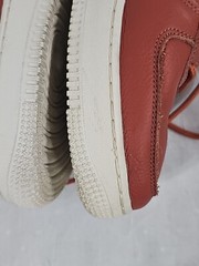 Nike Air Force 1 Premium EMBROIDERED SZ 7Y-Womens SZ 8 Dusty Peach *READ