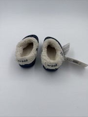 CROCS MAMMOTH EVO CLOG SHOE Navy Oatmeal Toddler C 6/7~NWT